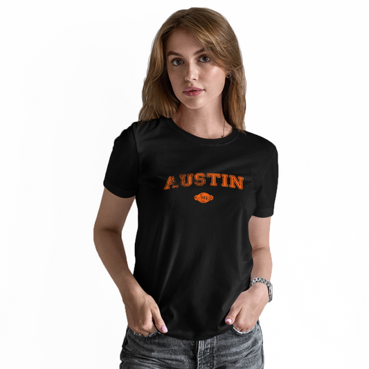 Austin 1839 Represent Women's T-shirt | Black