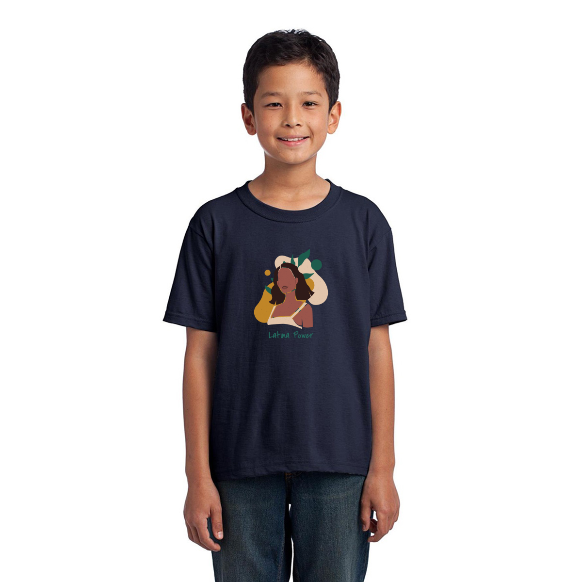 Latina Power Kids T-shirt | Navy