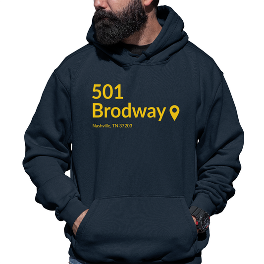 Nashville Hockey Stadium Unisex Hoodie | Navy