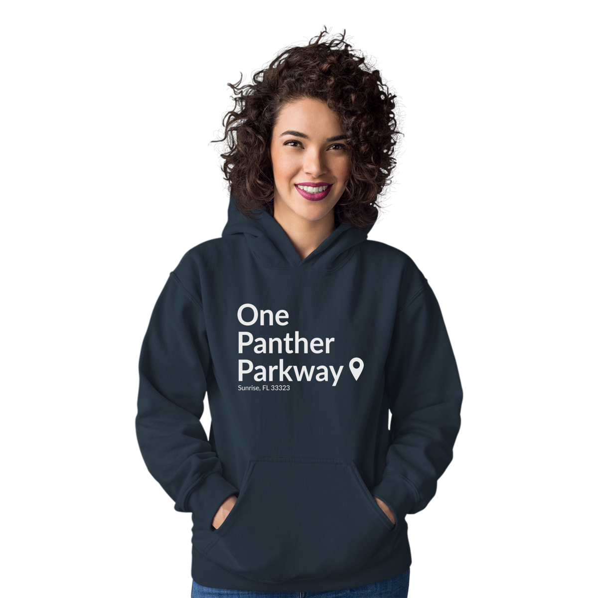 Florida Hockey Stadium Unisex Hoodie | Navy