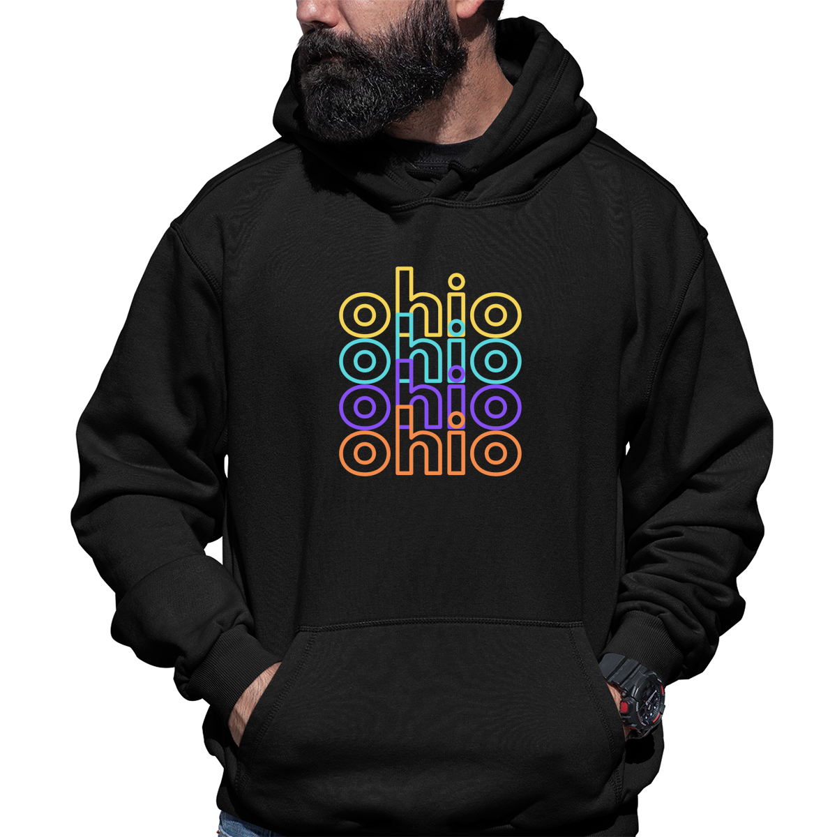Ohio Unisex Hoodie | Black