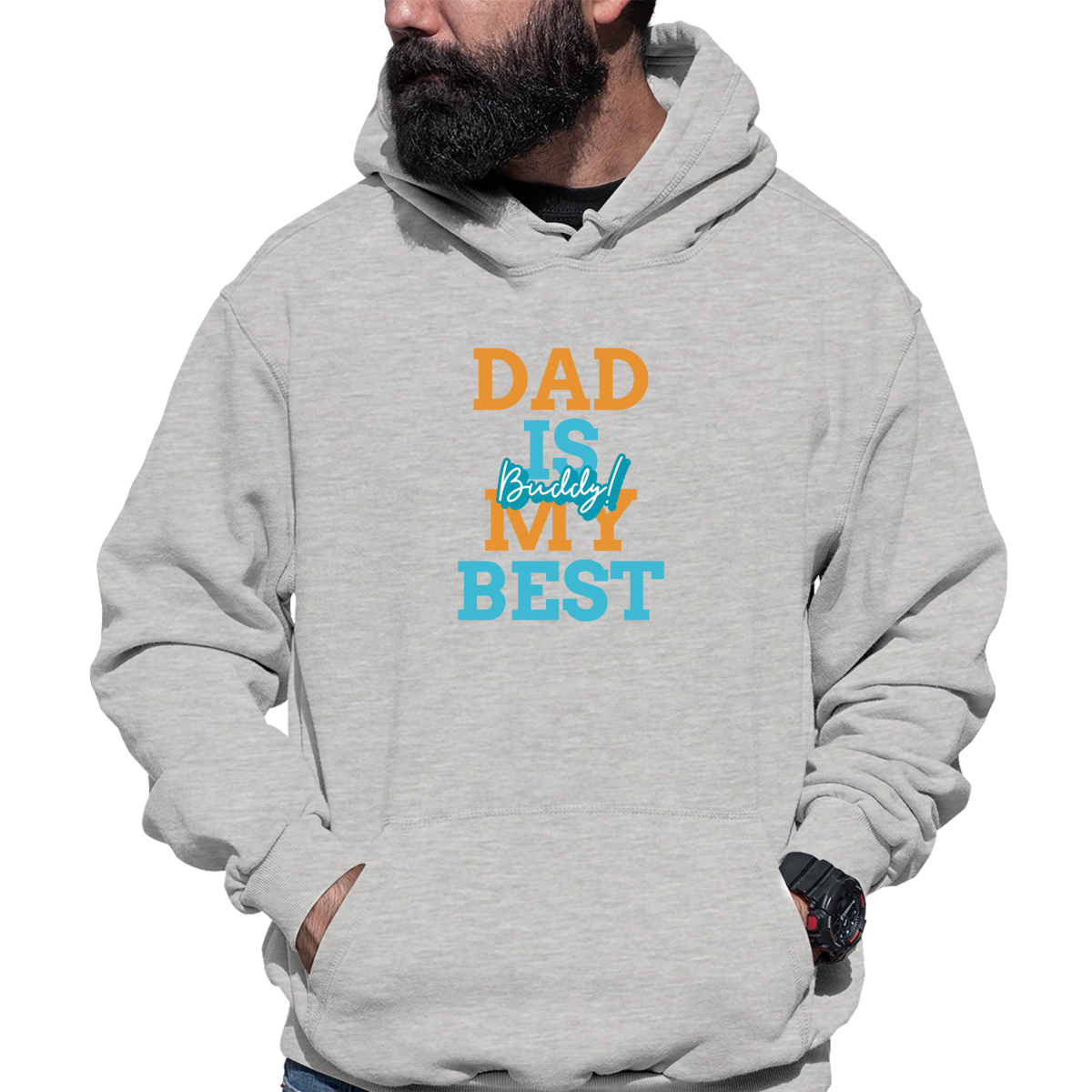 Buddy Unisex Hoodie | Gray