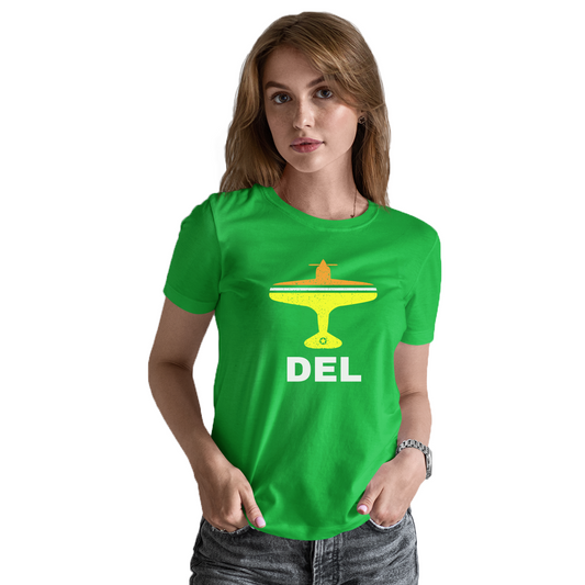 Fly Delhi DEL Airport Women's T-shirt | Green