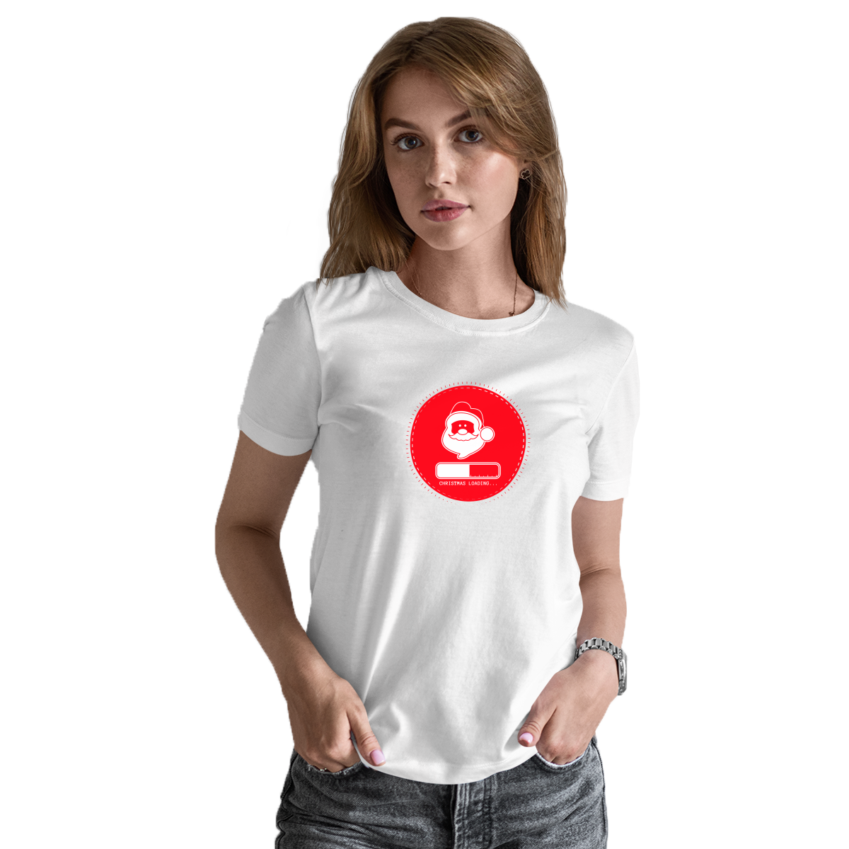 Christmas Loading Women's T-shirt | White
