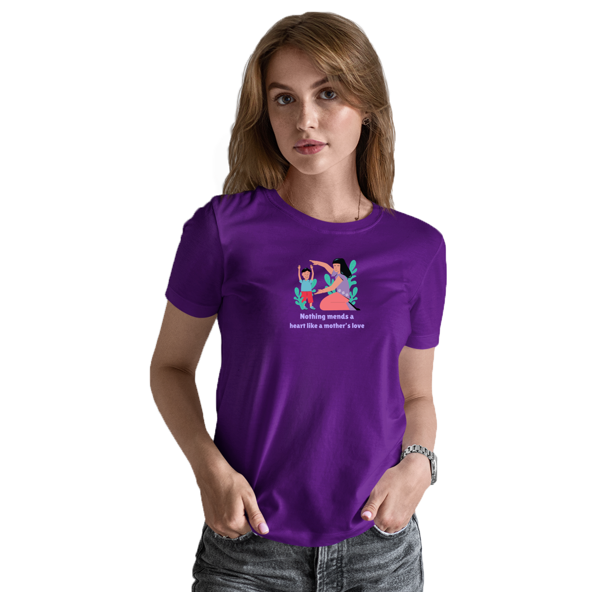 Mother Women's T-shirt | Purple