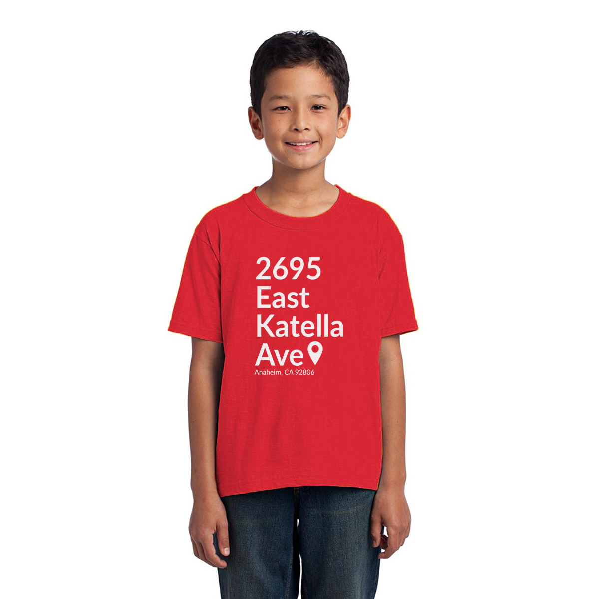 Anaheim Hockey Stadium Toddler T-shirt | Red