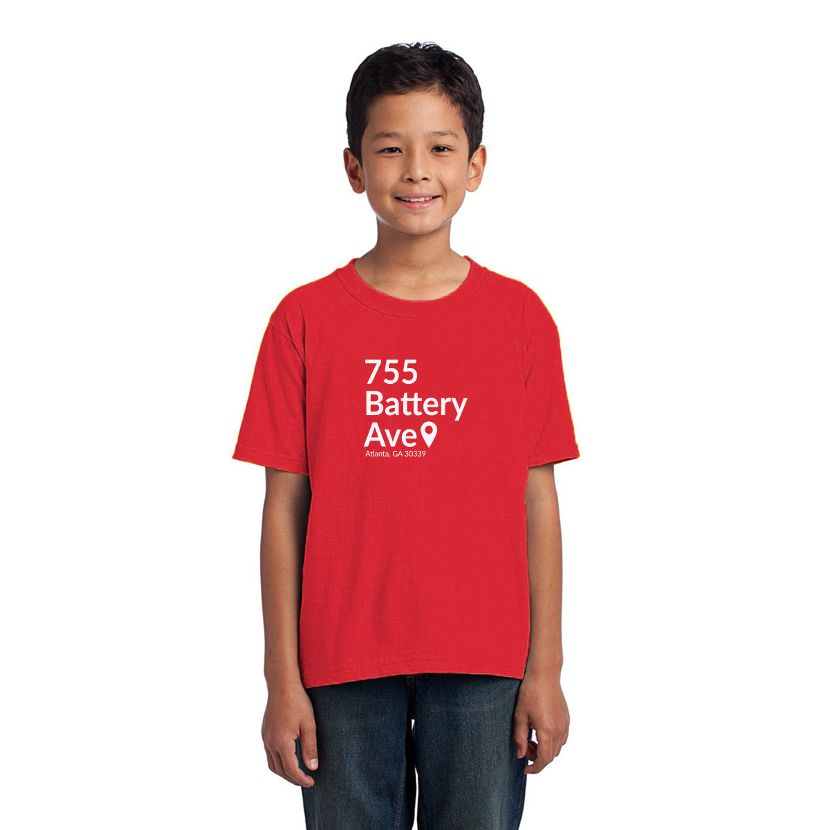 Atlanta Baseball Stadium Toddler T-shirt | Red