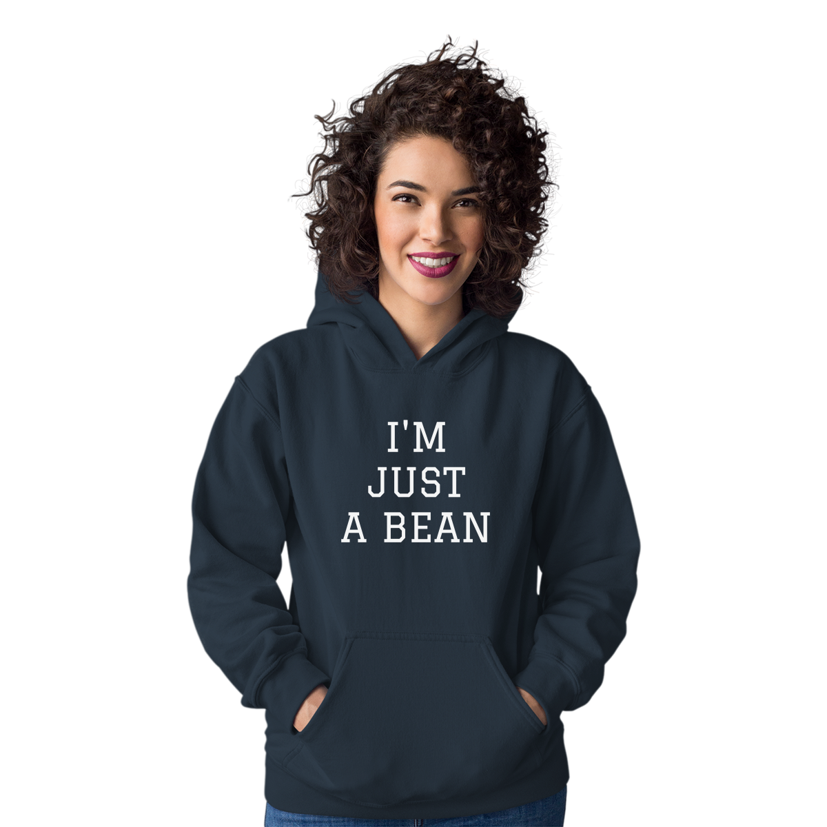 I'm Just A Bean Unisex Hoodie | Navy