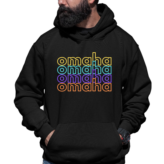 Omaha Unisex Hoodie | Black
