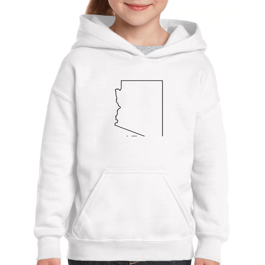 Arizona Kids Hoodie | White