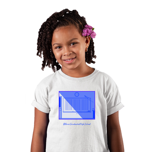High School Kids T-shirt | White