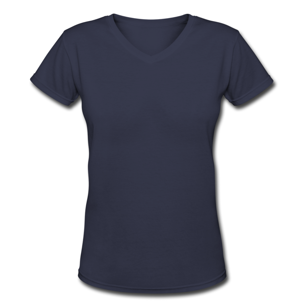Women's V-Neck T-Shirt - navy