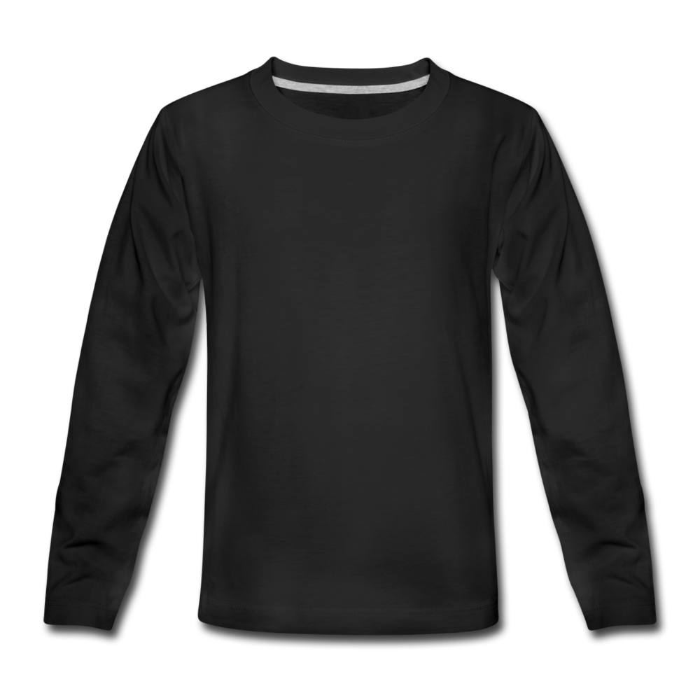 Kids' Premium Long Sleeve T-Shirt - black