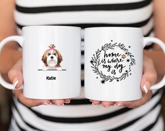 Cartoon Dog - Personalized Ceramic Mug