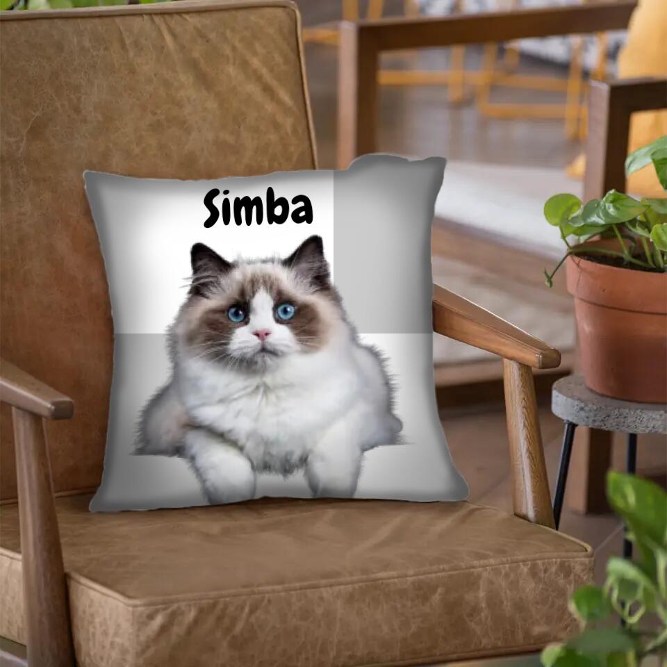Cat - Personalized Pillow