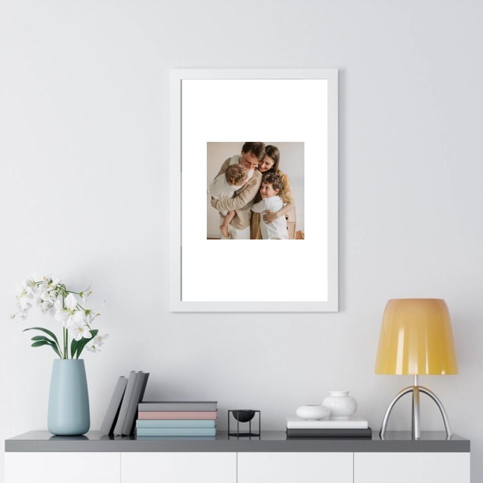 Family Personalized Framed Poster - Upload Photo