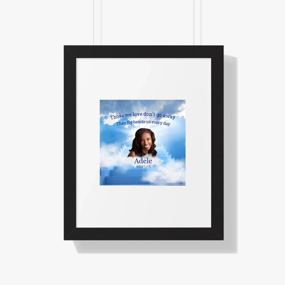 Mom Personalized Framed Poster - Upload Photo 
 And Change Text