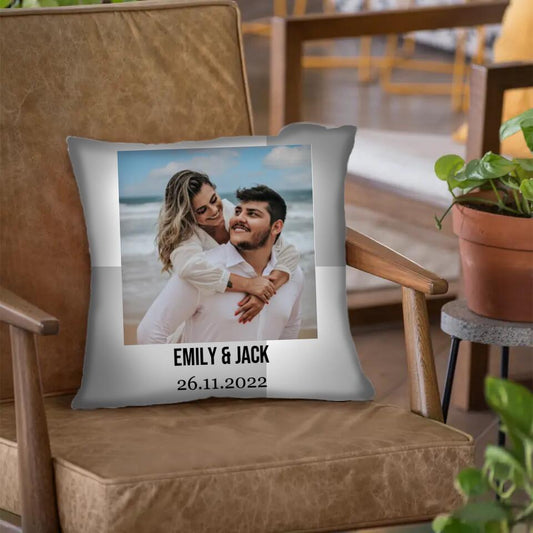 Upload Couple Photo - Personalized Pillow