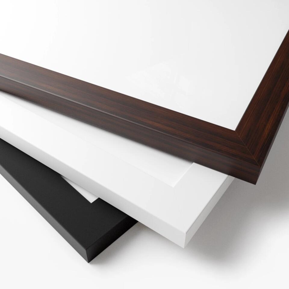 Mom And Daughter Personalized Framed Poster - Upload Photo & Change Text