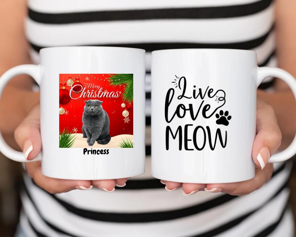Upload Cat Photo - Personalized Mug