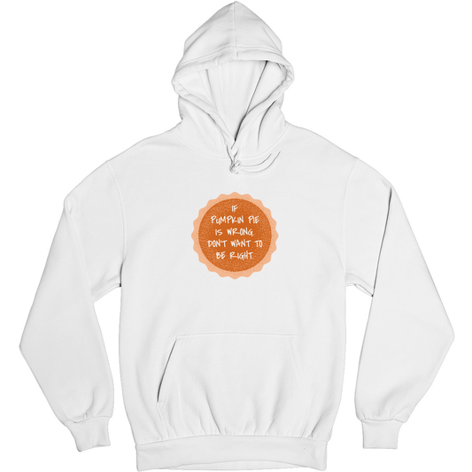 Pumpkin Pie Unisex Hoodie | White