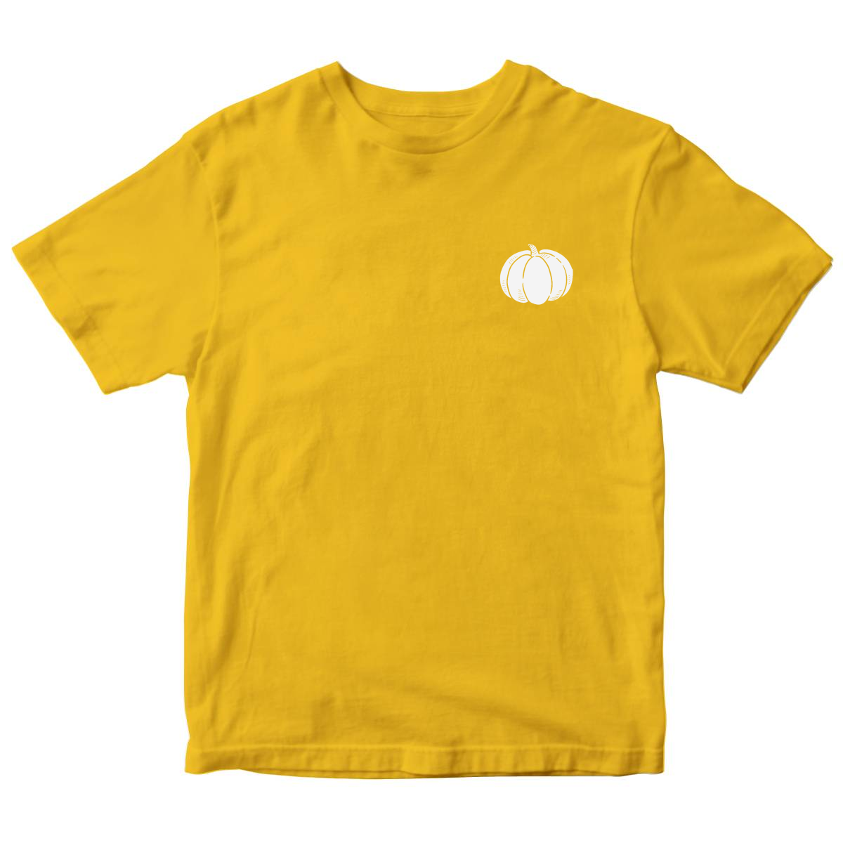 Pumpkin Pocket Kids T-shirt | Yellow