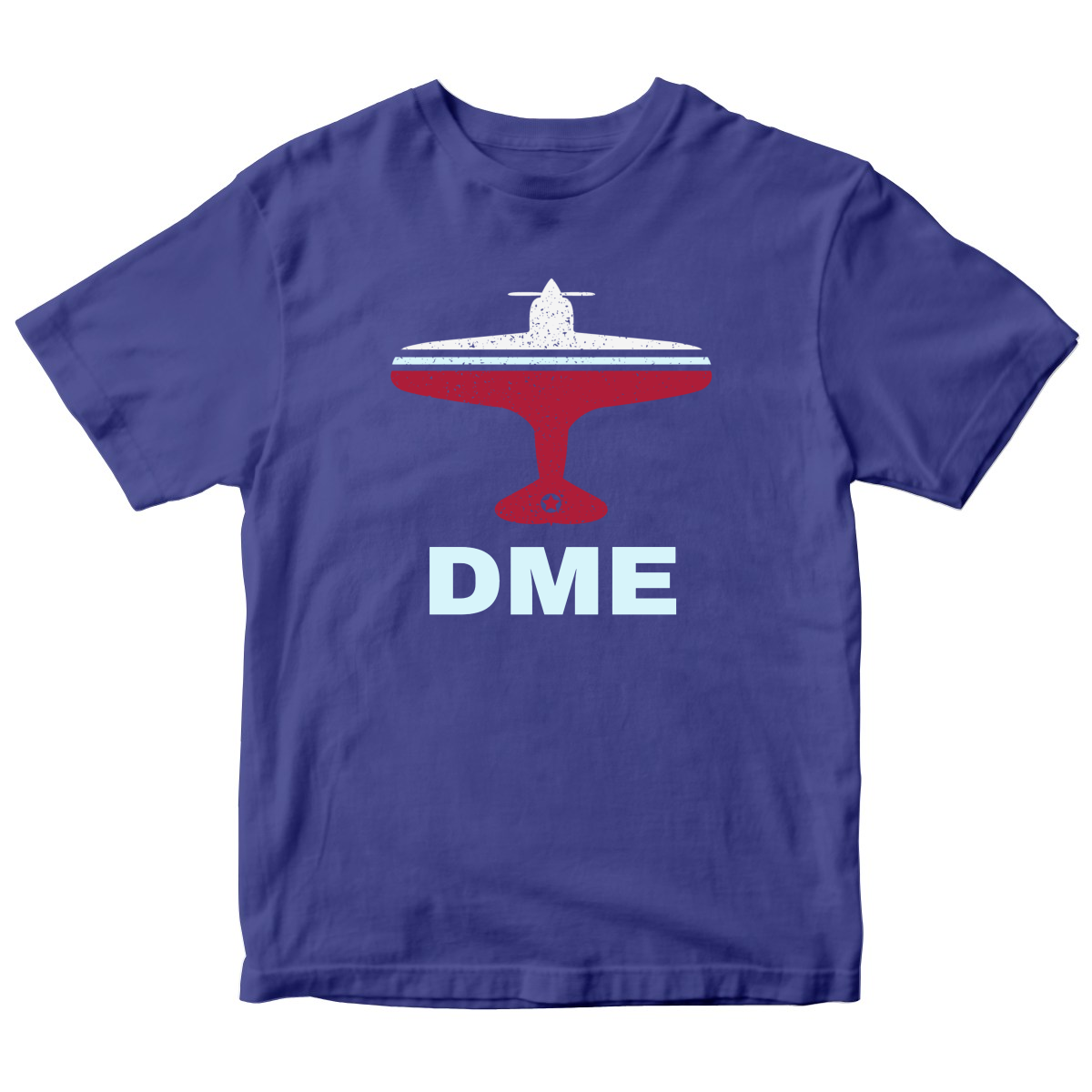 Fly Moscow DME Airport Kids T-shirt | Blue