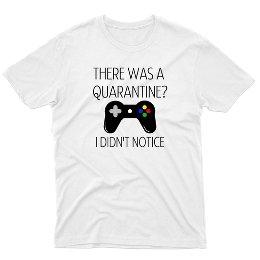 THERE WAS A QUARANTİNE Men's T-shirt | White