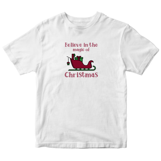Believe in the Magic of Christmas Kids T-shirt