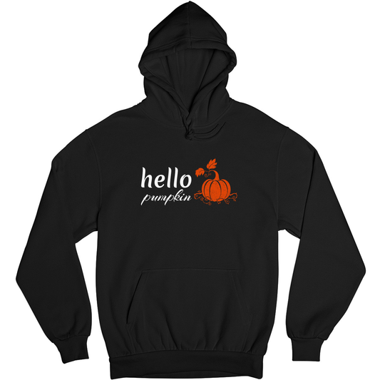 Hello Pumpkin Unisex Hoodie | Black