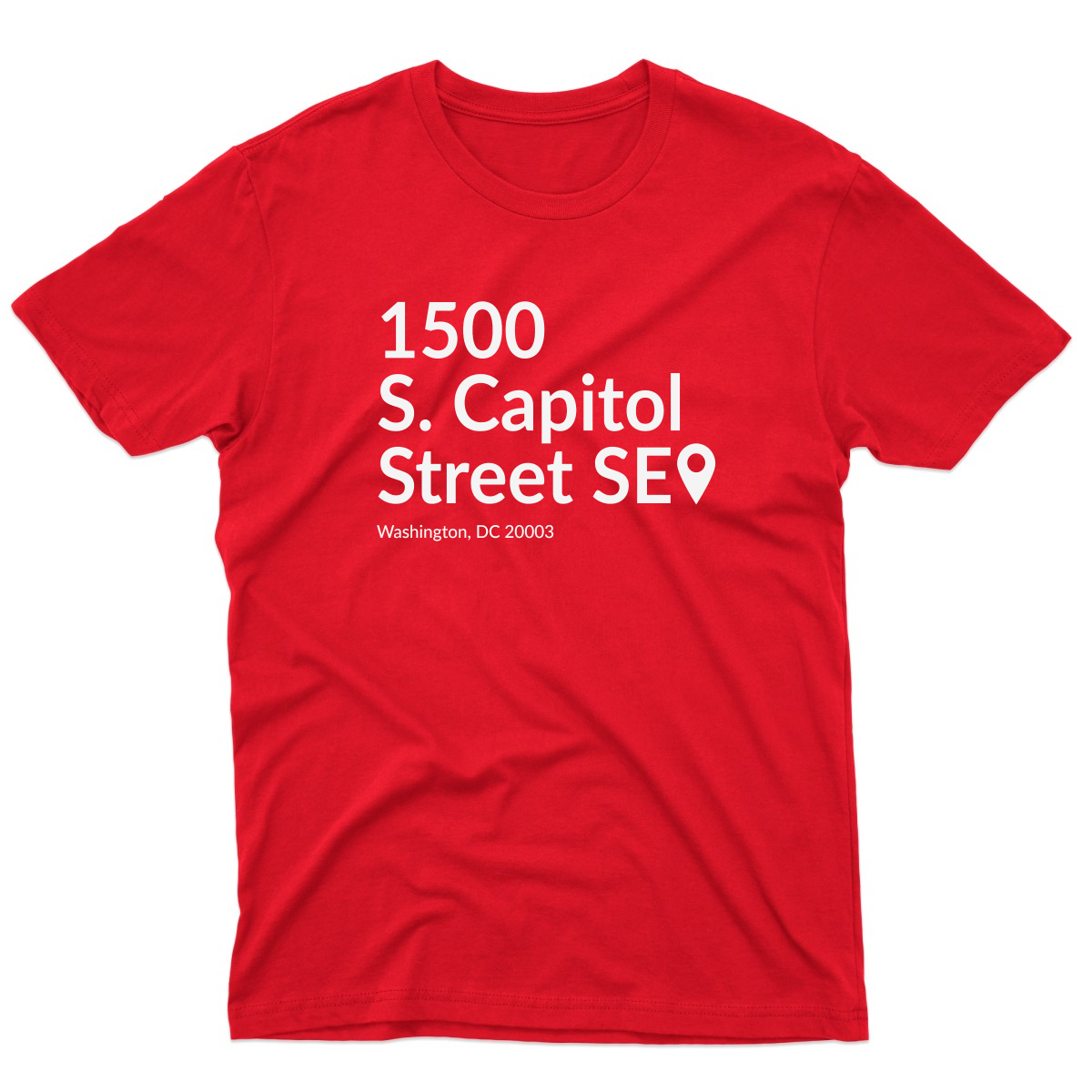 Washington D.C. Baseball Stadium Men's T-shirt | Red