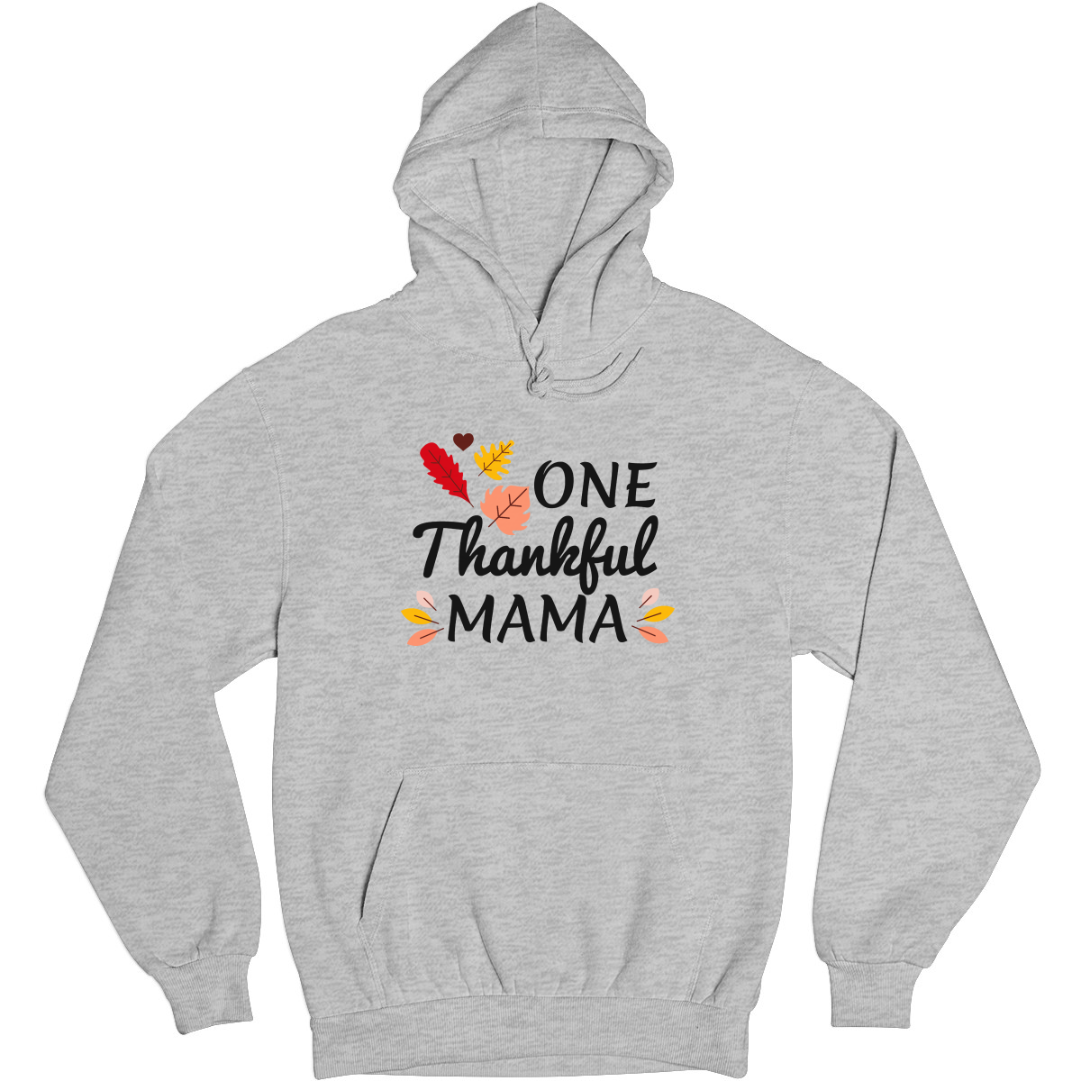 One Thankful Mama Daddy Unisex Hoodie | Gray