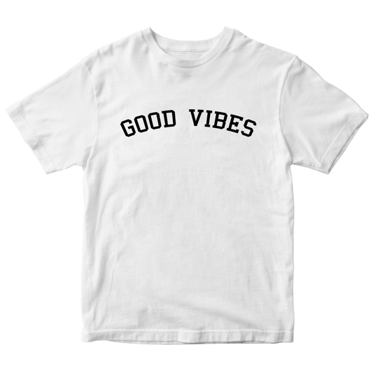 Good Vibes Kids T-shirt | White