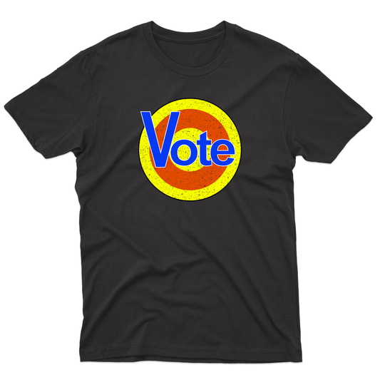 VOTE Removes Stubborn Orange Stains Men's T-shirt | Black