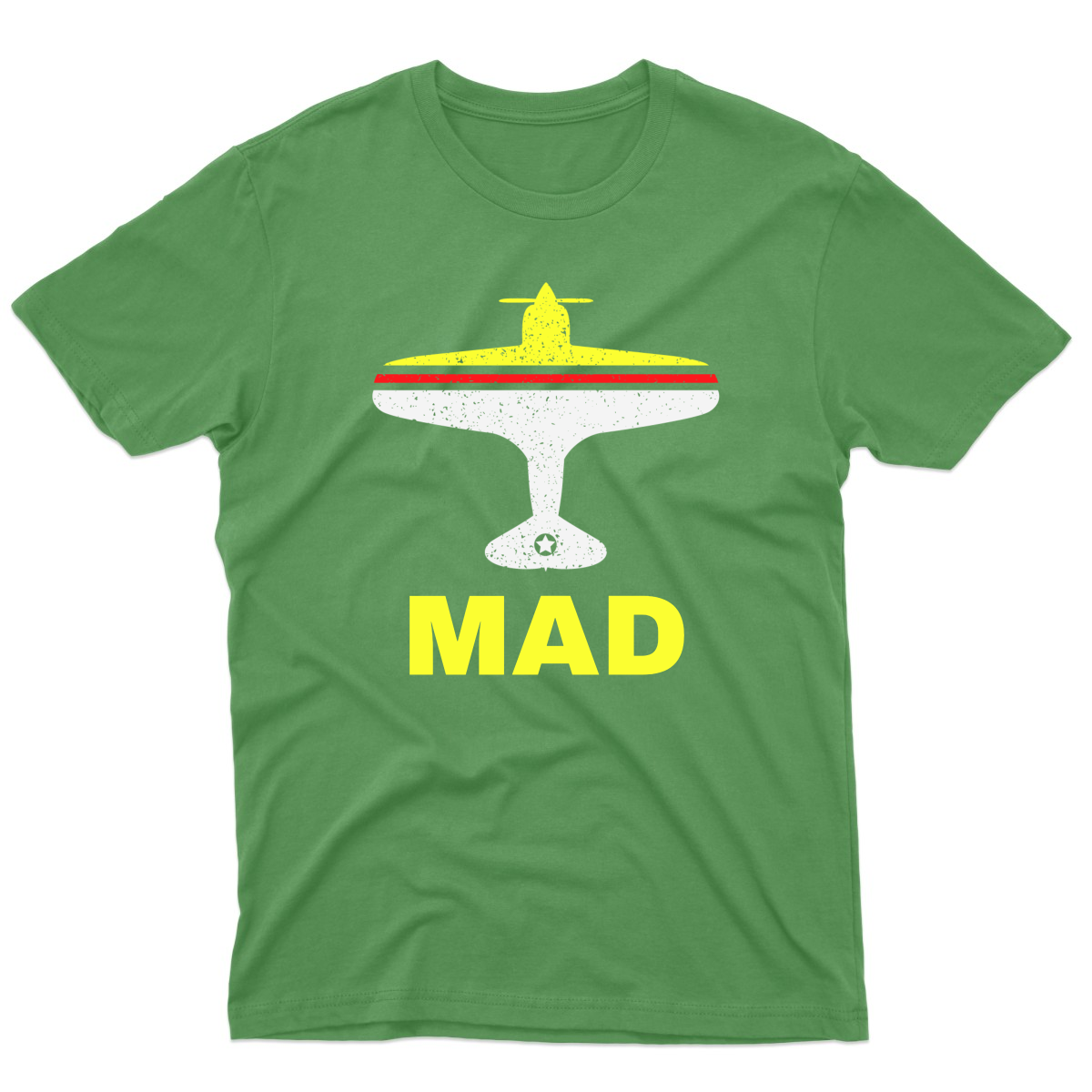 Fly Madrid MAD Airport Men's T-shirt | Green