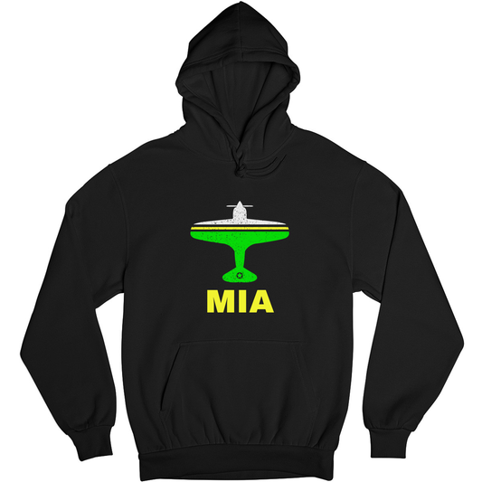 Fly Miami MIA Airport Unisex Hoodie | Black