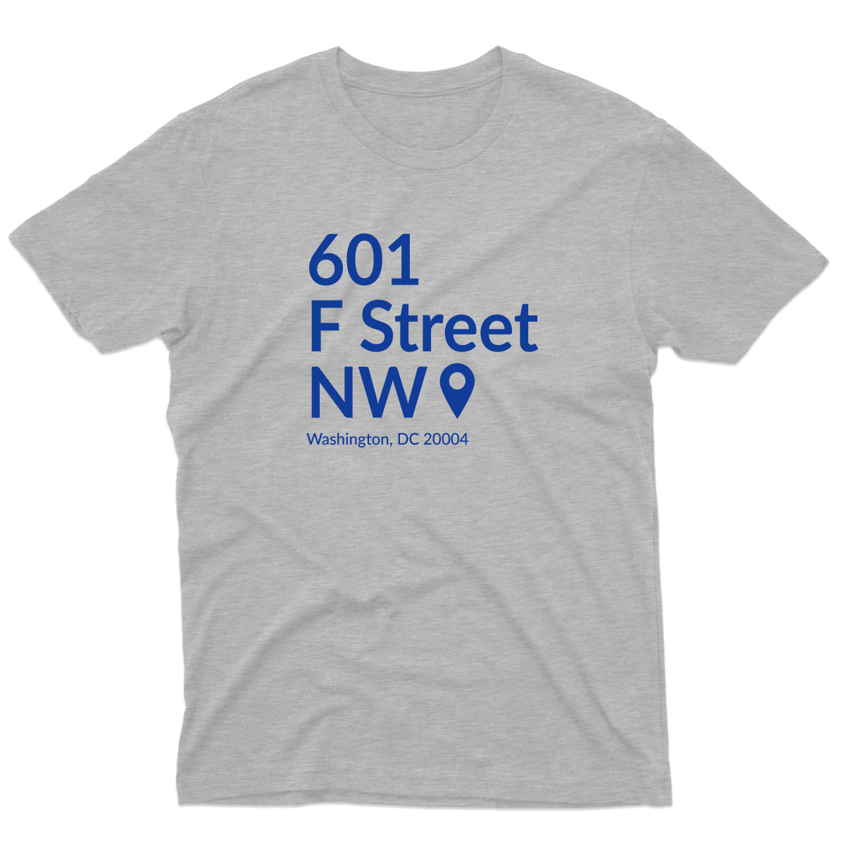 Washington D.C. Basketball Stadium Men's T-shirt | Gray