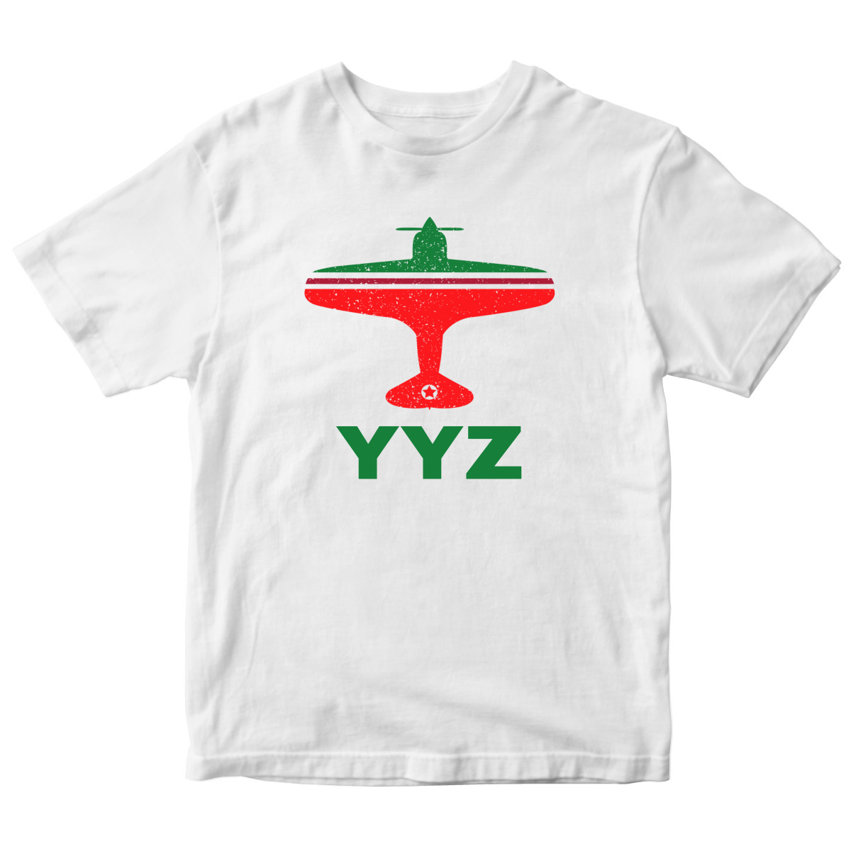 Fly Toronto YYZ Airport Kids T-shirt | White