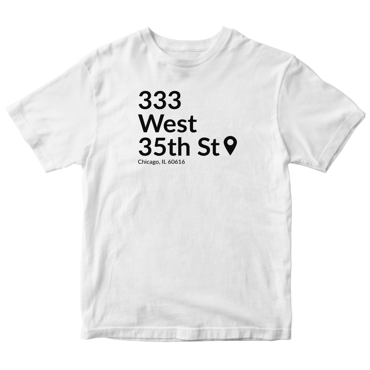 Chicago Baseball Stadium South Side Kids T-shirt | White