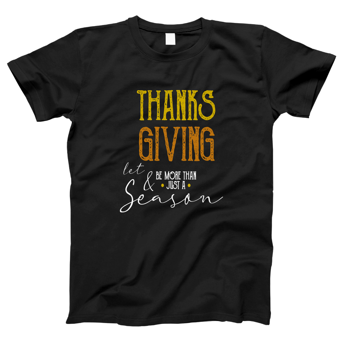 Thanks and Giving  Women's T-shirt | Black