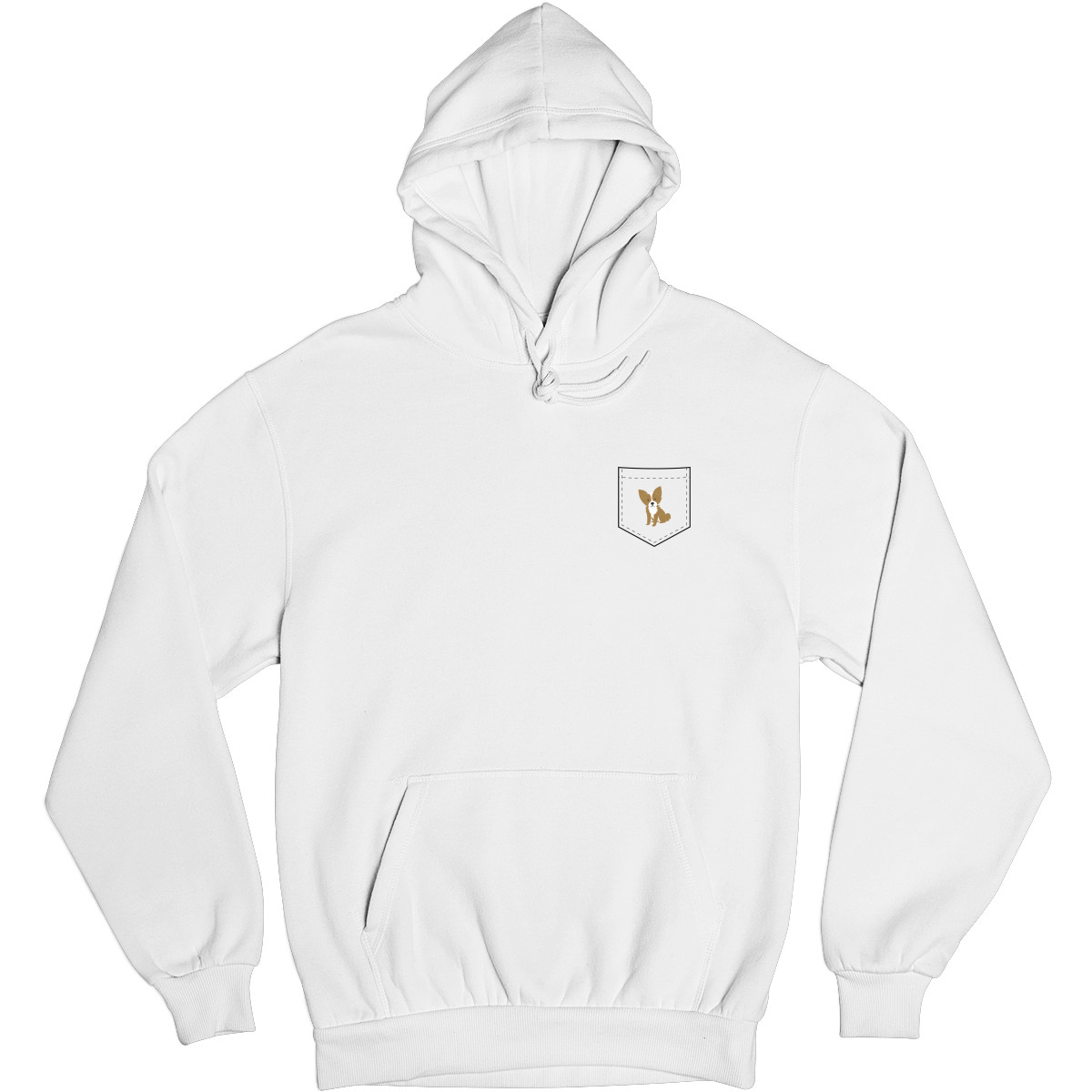 Adorable Chihuahua  Unisex Hoodie | White