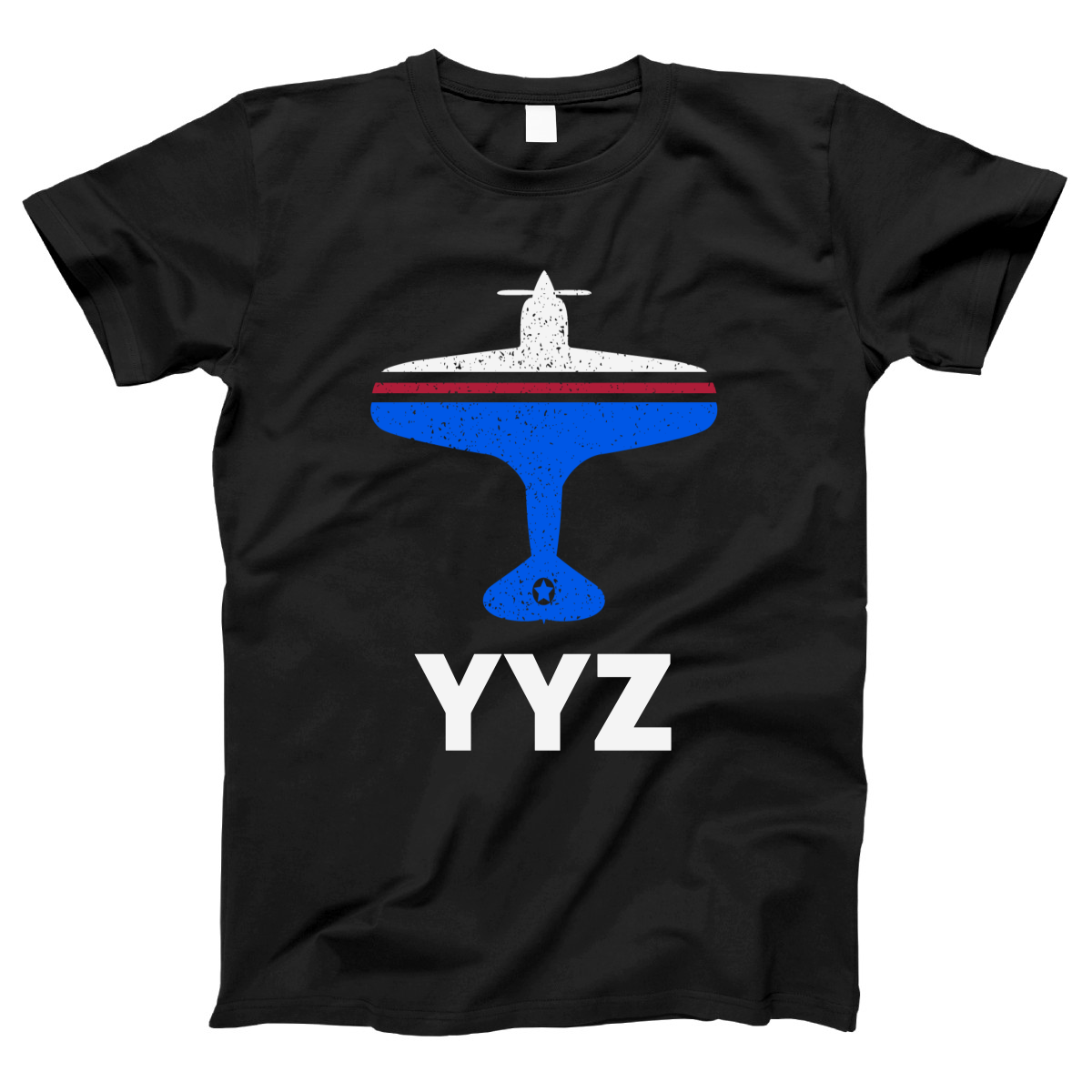 Fly Toronto YYZ Airport Women's T-shirt | Black