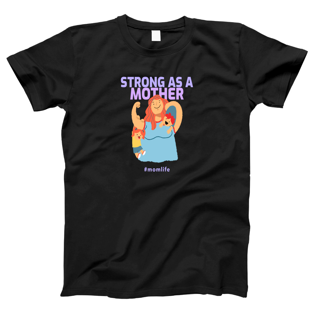 Strong as a Mother Women's T-shirt | Black