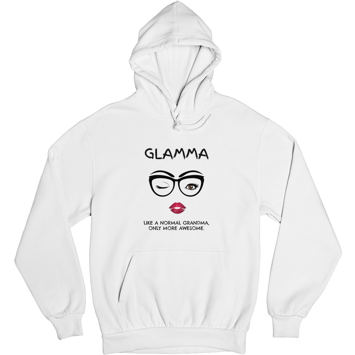 Glamma Unisex Hoodie | White