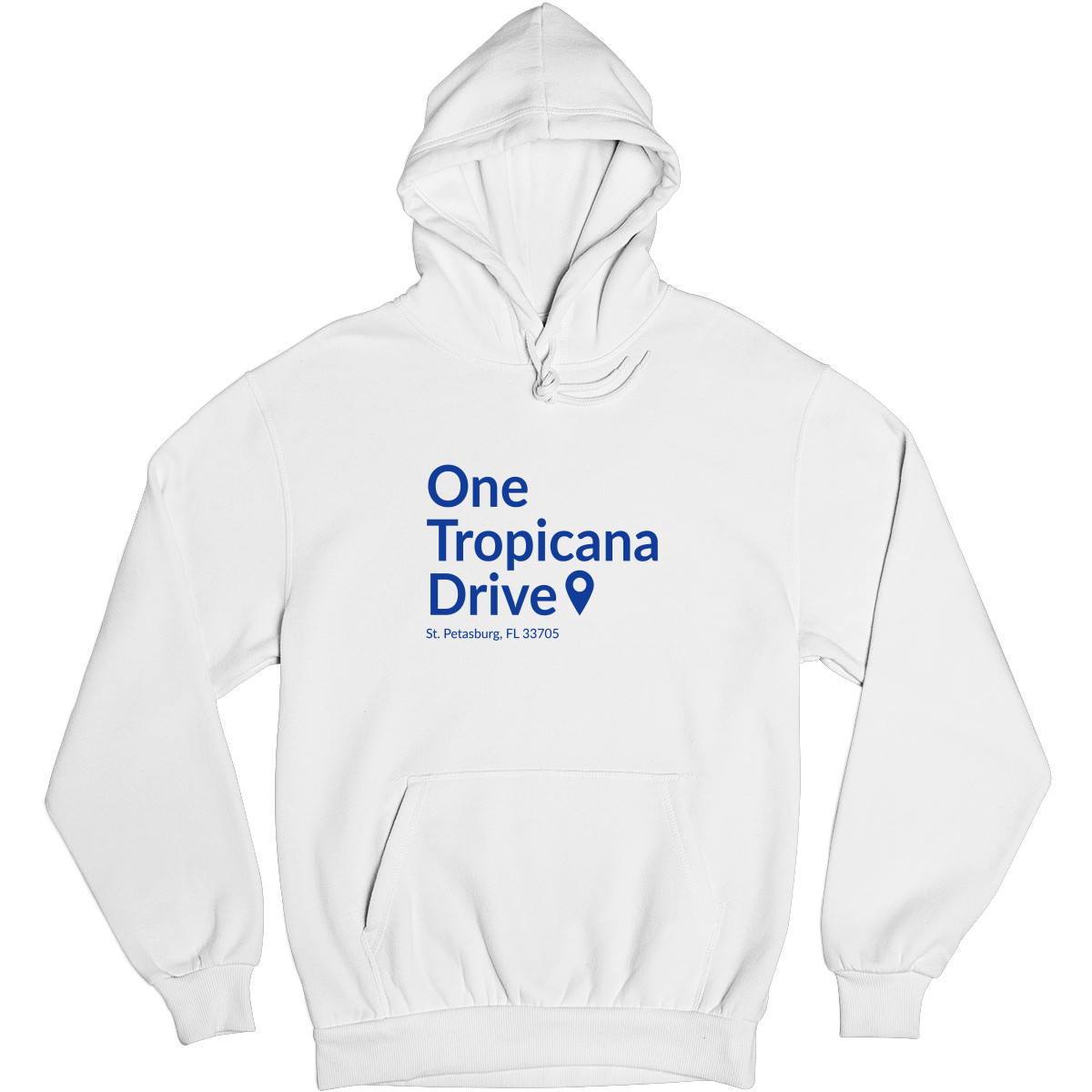 Tampa Bay Baseball Stadium Unisex Hoodie | White