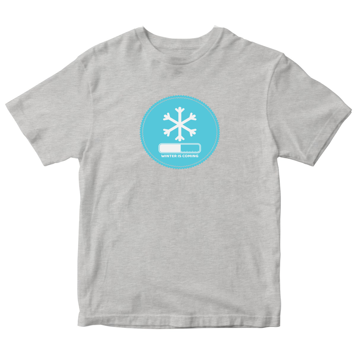 Winter Is Coming Kids T-shirt | Gray