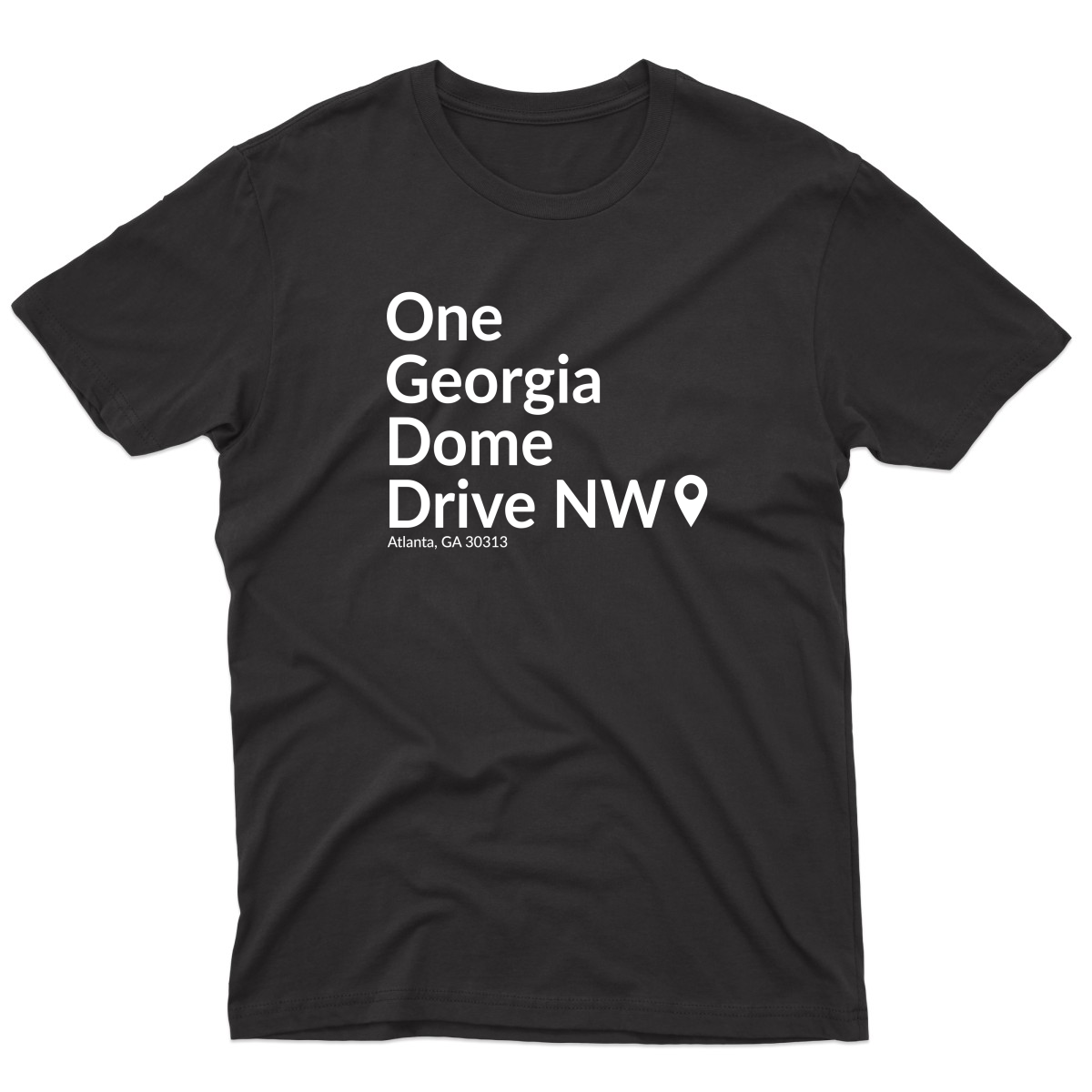 Atlanta Football Stadium Men's T-shirt | Black