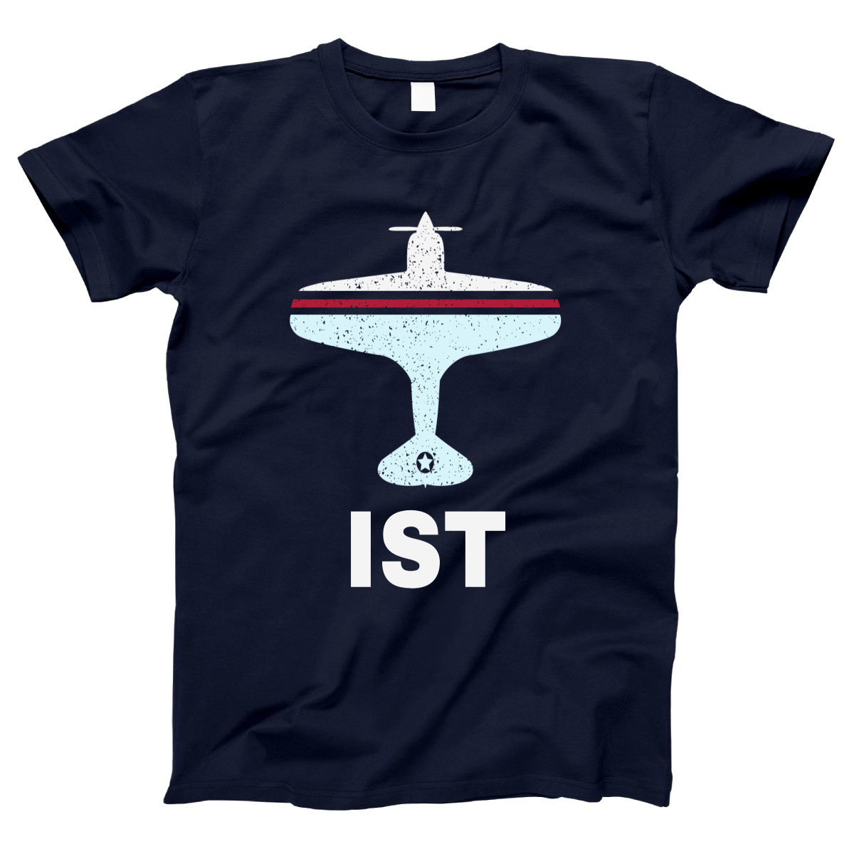 Fly Istanbul IST Airport Women's T-shirt | Navy