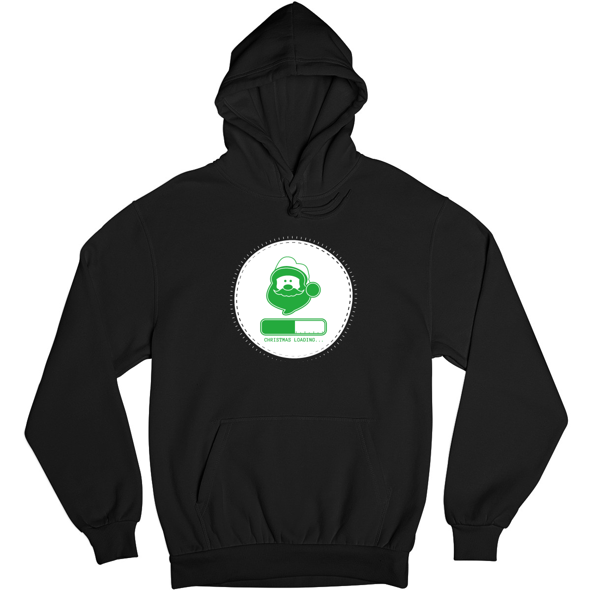 Christmas Loading Unisex Hoodie | Black