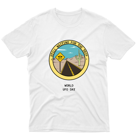 Still Waiting for The Trip Men's T-shirt | White